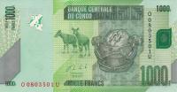 Gallery image for Congo Democratic Republic p101b: 1000 Francs